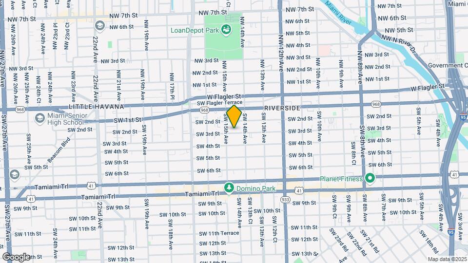 1441-1443 SW 3rd St Mapa y Detalles de la Ubicación