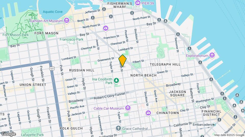 1814-1818 Mason St Mapa y Detalles de la Ubicación