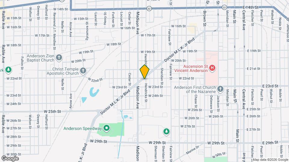 2205 Hendricks St Map and Location Details