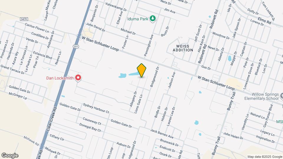 5002 Allegany Dr Map and Location Details