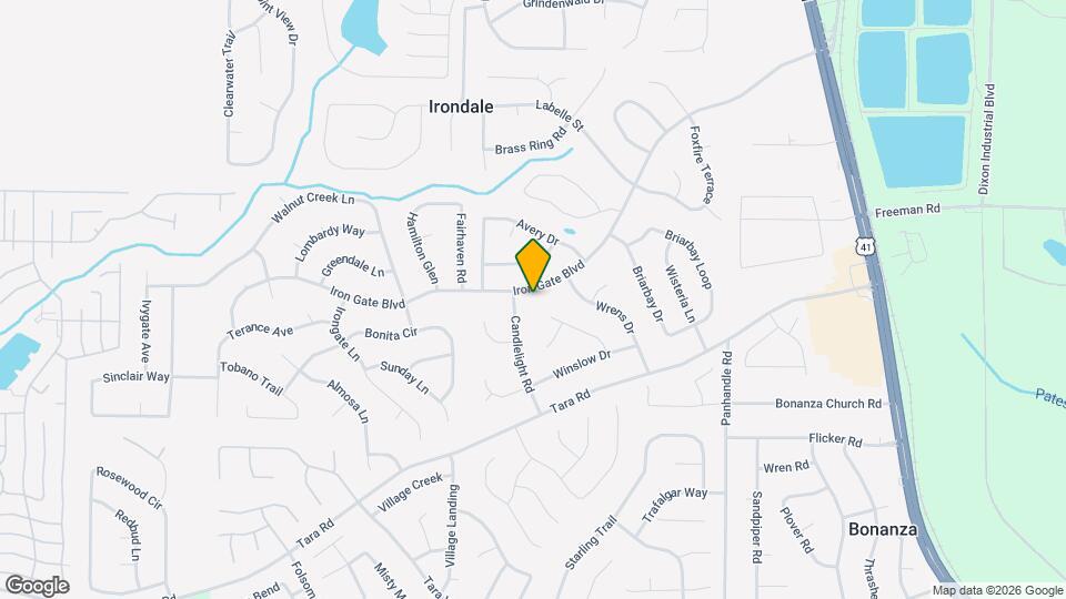 1277 Iron Gate Blvd Map and Location Details