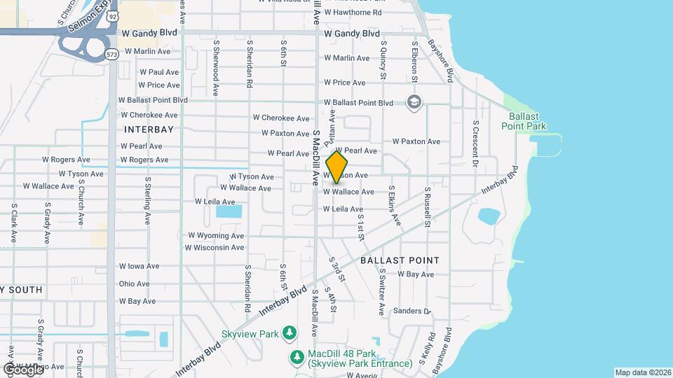 5412 S Bernie St Map and Location Details