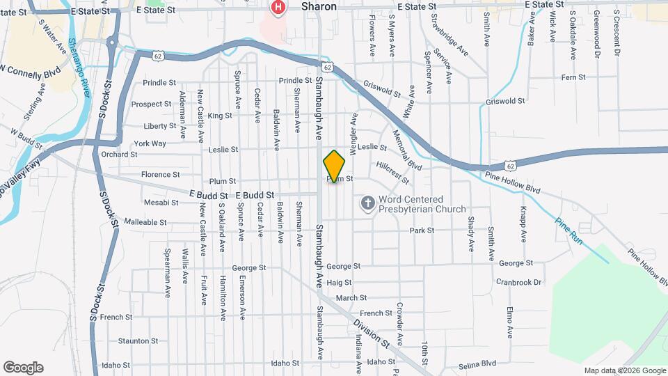 600 Mc Clure Ave Map and Location Details