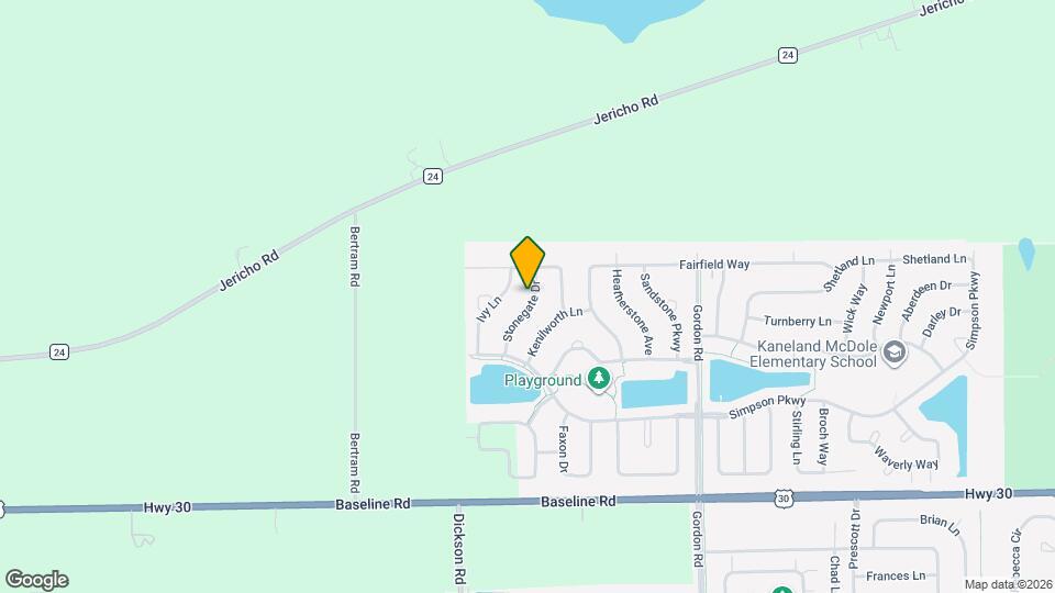 1717 Stonegate Dr Map and Location Details