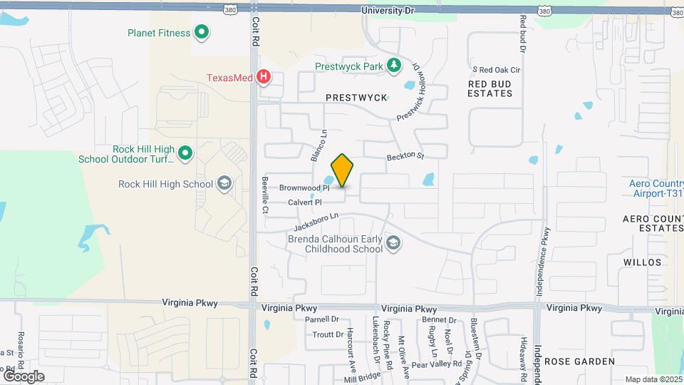 10801 Brownwood Pl Map and Location Details