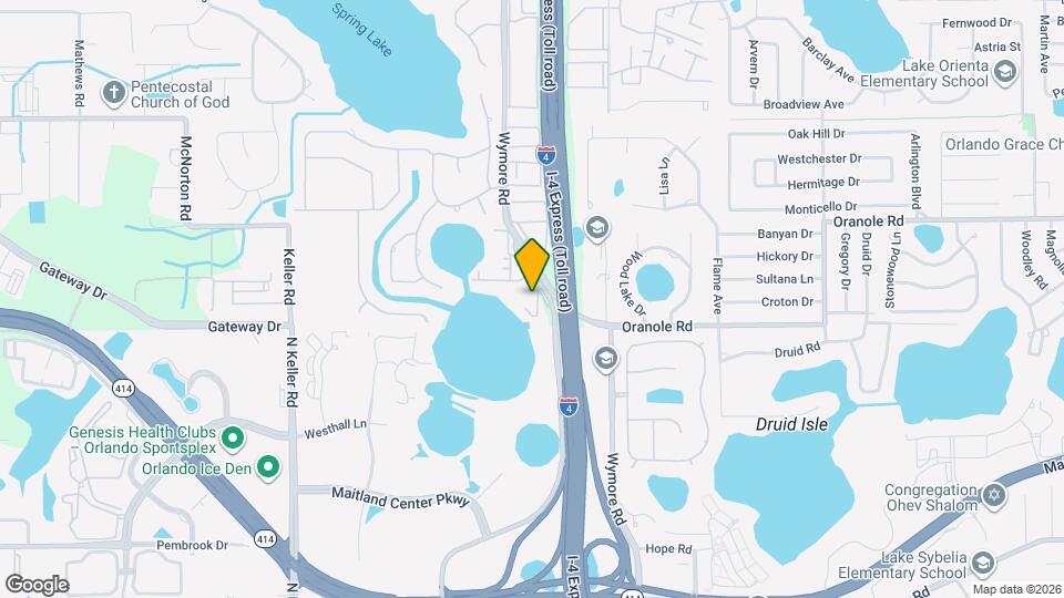 946 N Lake Destiny Rd Map and Location Details