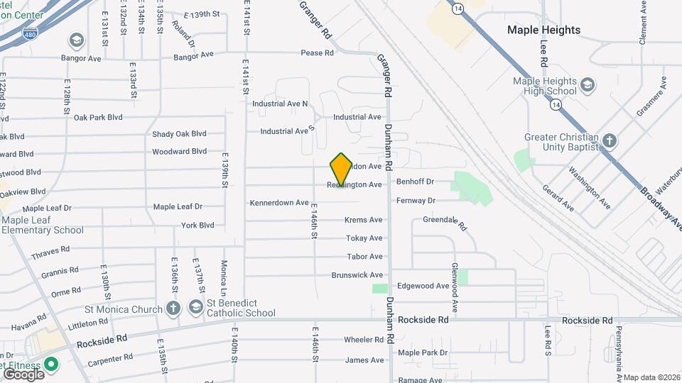 14718 Reddington Ave Map and Location Details