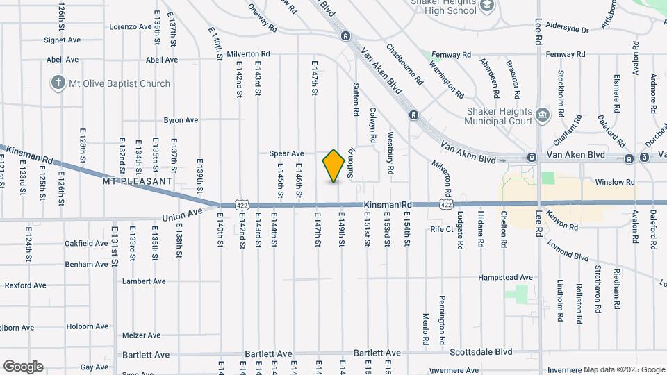 3464 E 149th St, Unit Up unit Map and Location Details