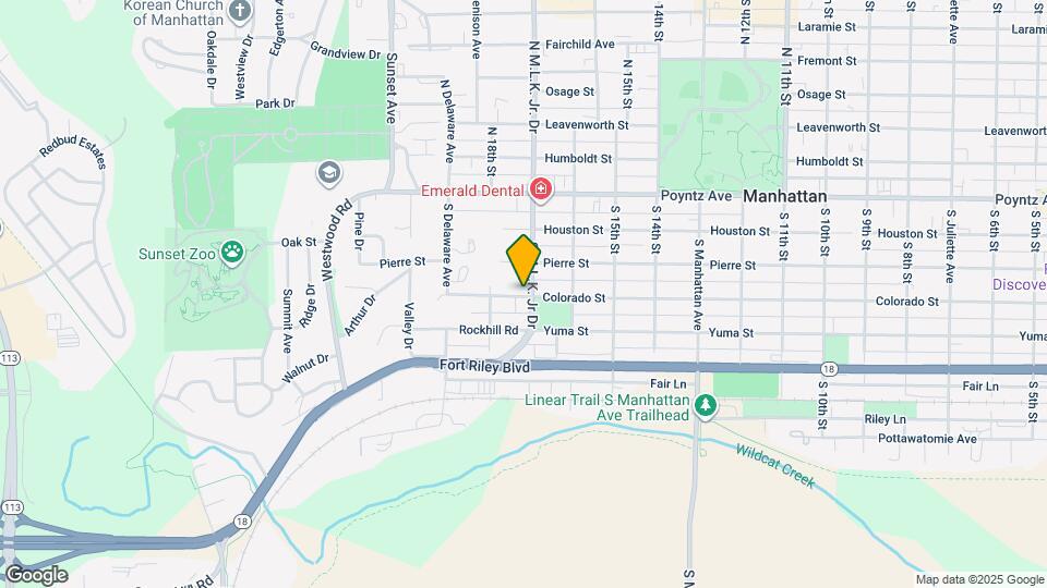 1712 Colorado St Map and Location Details