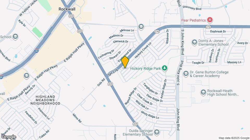 1429 Hickory Creek Ln Map and Location Details