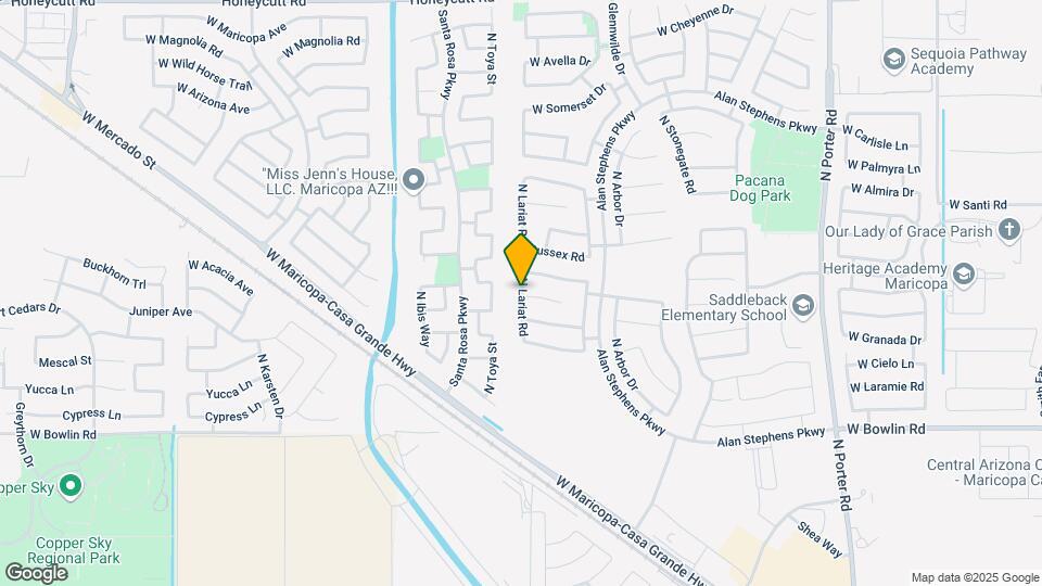18544 N Lariat Rd Map and Location Details