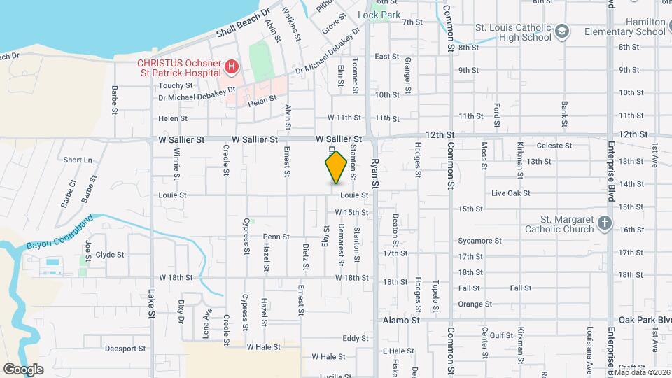 2217 Elm St Map and Location Details