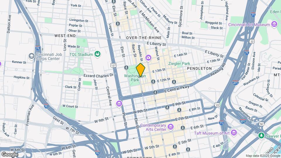1214 Race St Map and Location Details