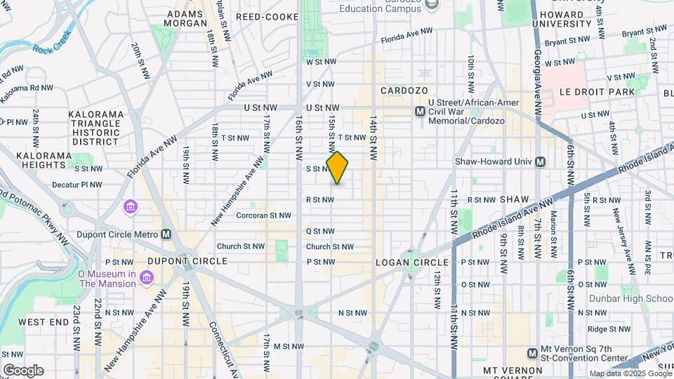 1713 15th St NW Map and Location Details