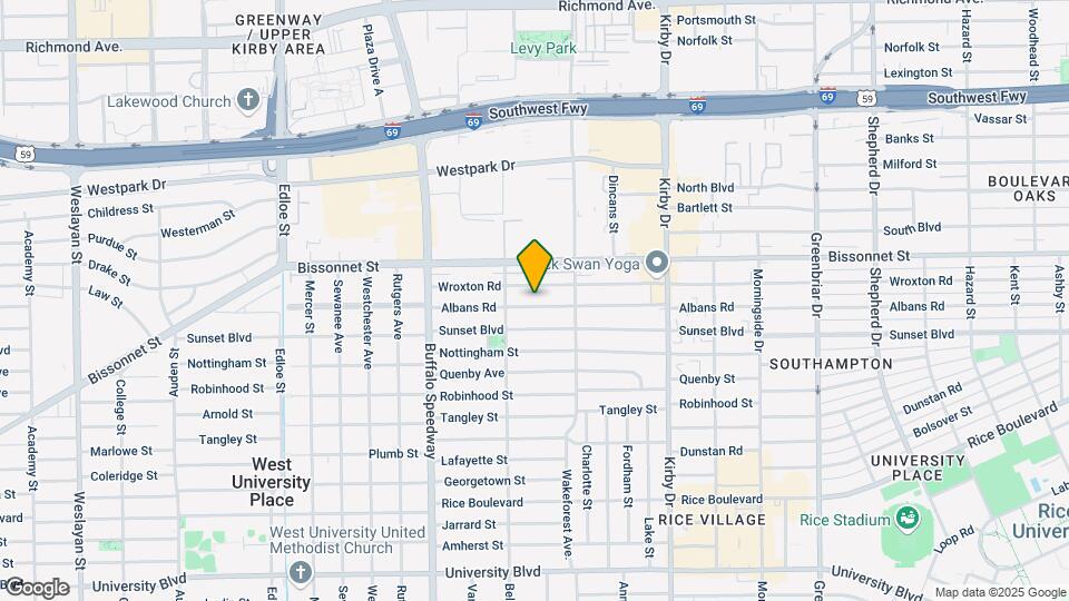 2908 Albans Rd Map and Location Details