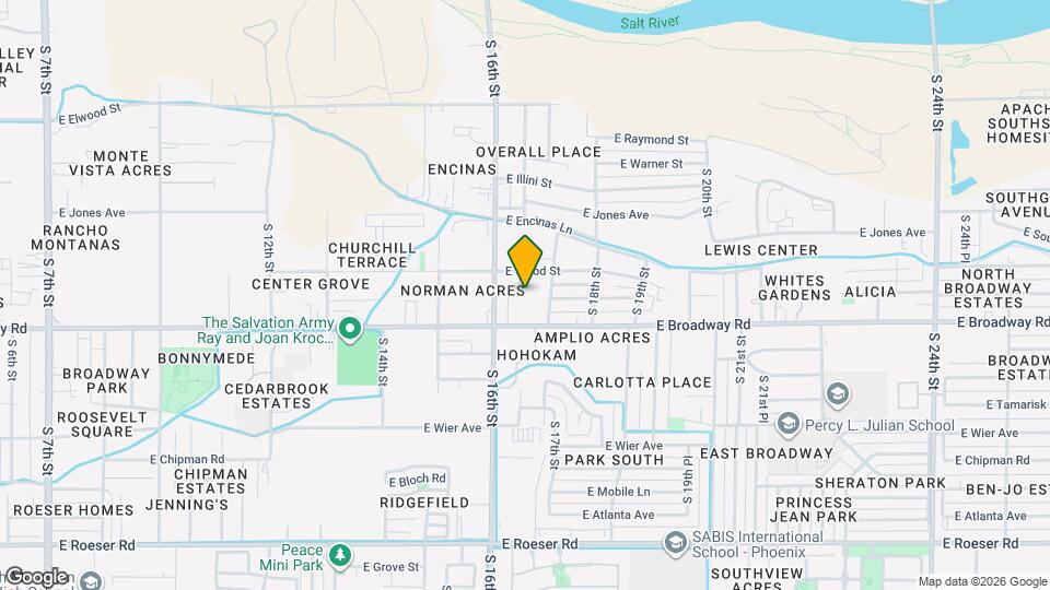 1629 E Wood St Map and Location Details