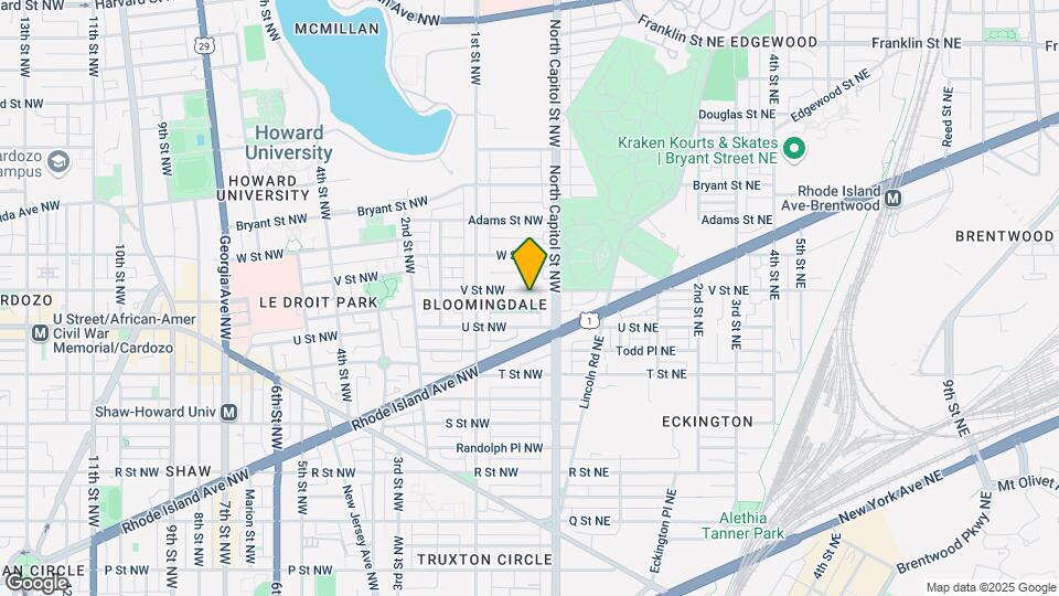 34 V St NW Map and Location Details