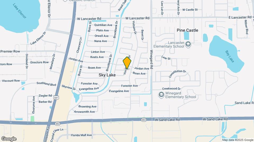 6907 Von Bampus Dr Mapa y Detalles de la Ubicación