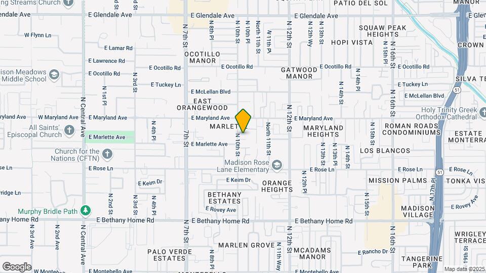 1008 E Citrus Wy Mapa y Detalles de la Ubicación