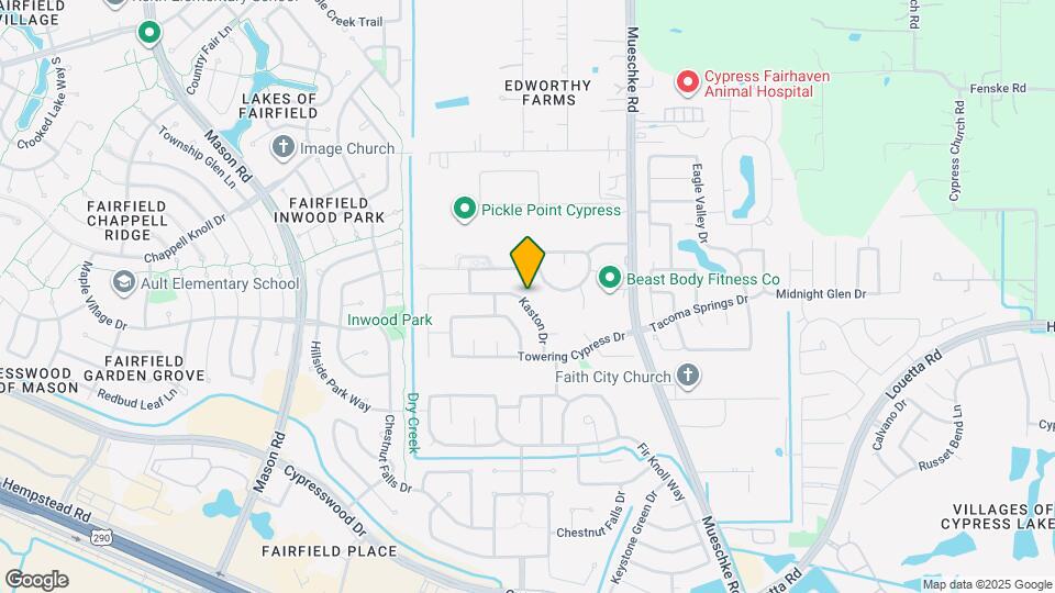 15434 Kaston Dr Map and Location Details