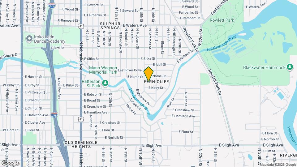 1607 E Maple Ave Map and Location Details