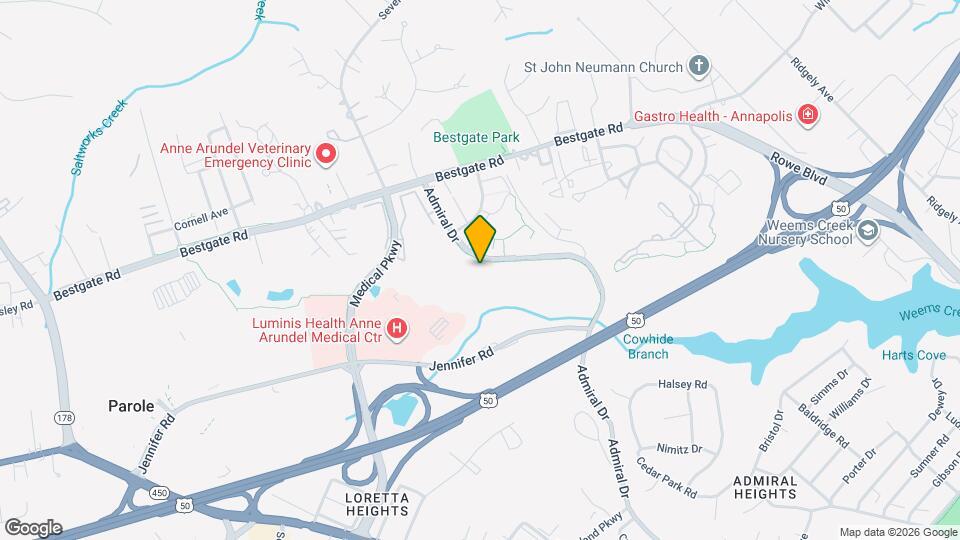 619 Admiral Dr Map and Location Details