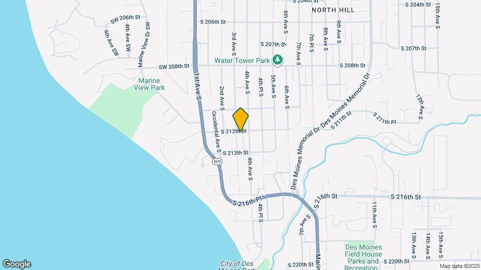 21204 3rd Ave S Map and Location Details