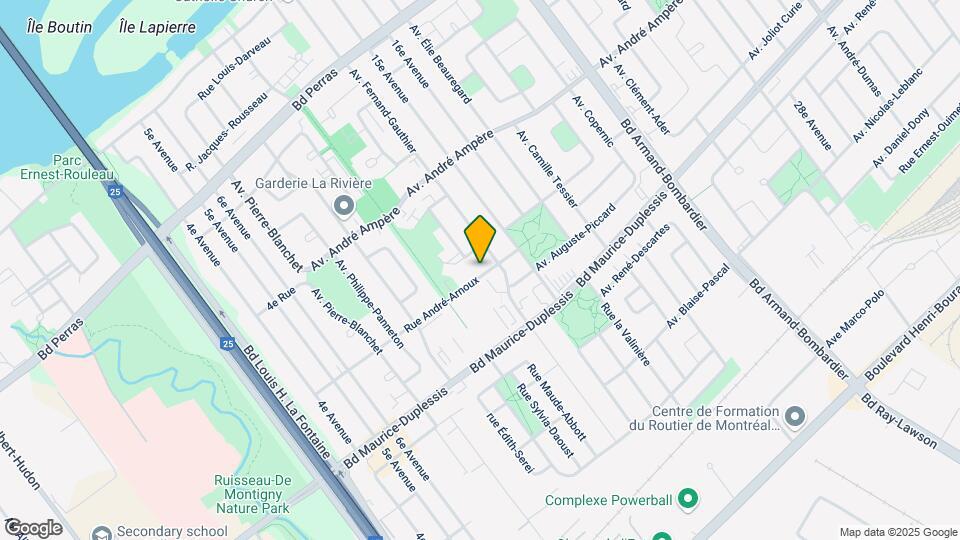 7631-7637 André-Arnoux St Map and Location Details