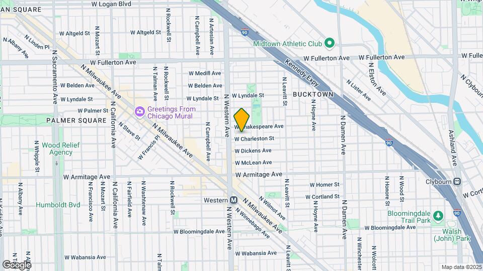 2332 W Charleston St Map and Location Details