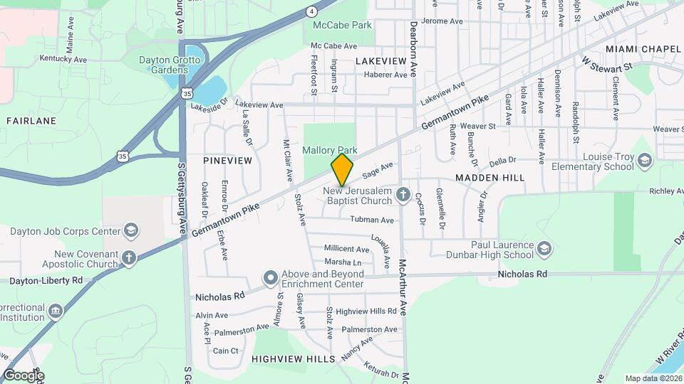 2932 Sage Ave Mapa y Detalles de la Ubicación