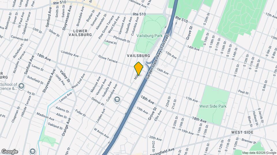 374 Myrtle Ave, Unit 1 Map and Location Details