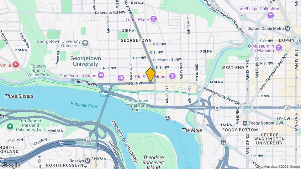 3214 M St NW Map and Location Details