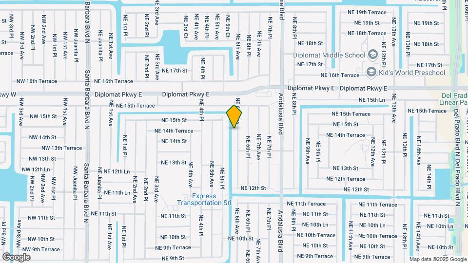1414 NE 6th Ave Map and Location Details