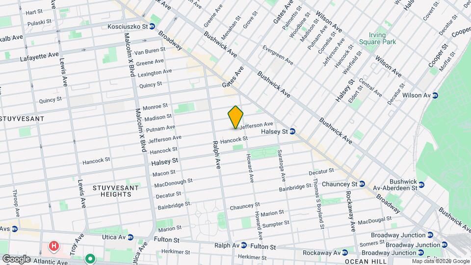 902 Jefferson Ave, Unit 2nd FL Map and Location Details