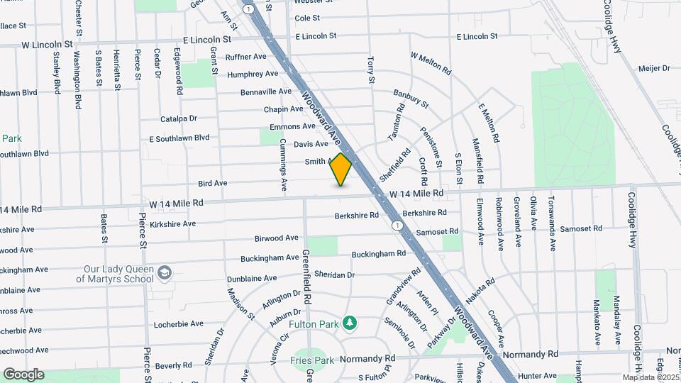 1407 E 14 Mile Rd Map and Location Details