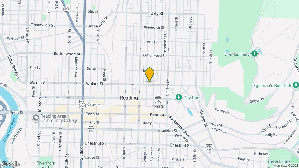 932 Walnut St Map and Location Details