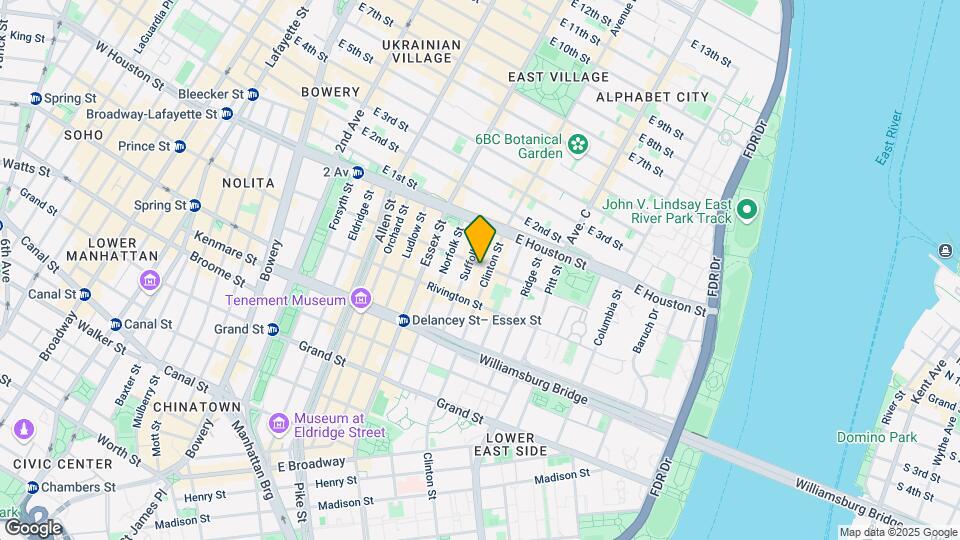 159 Stanton St Mapa y Detalles de la Ubicación