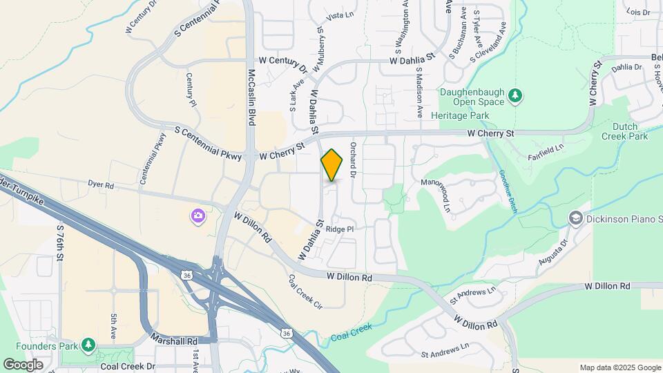 553 Ridgeview Dr Map and Location Details