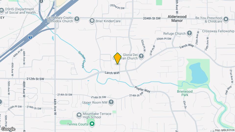 21002 36th Ave W Map and Location Details