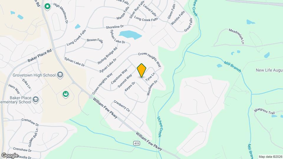 899 Westlawn Dr Map and Location Details