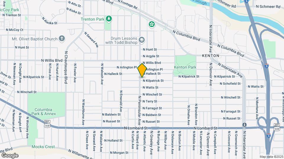 8204 N Peninsular Ave Mapa y Detalles de la Ubicación