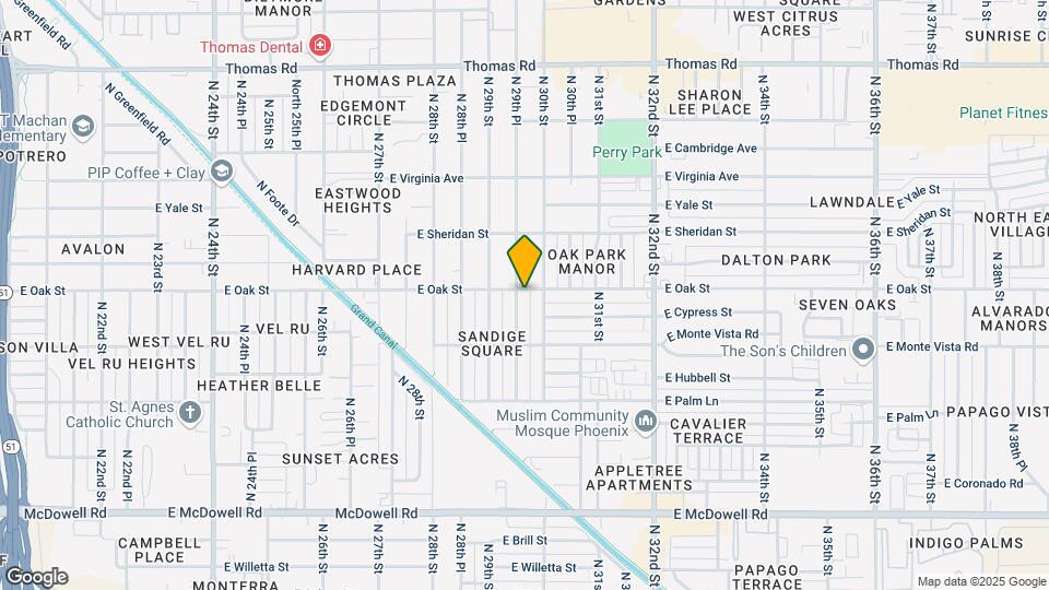 2245 N 29th Pl Map and Location Details