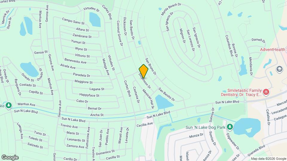 6920 Dickinson Dr Mapa y Detalles de la Ubicación