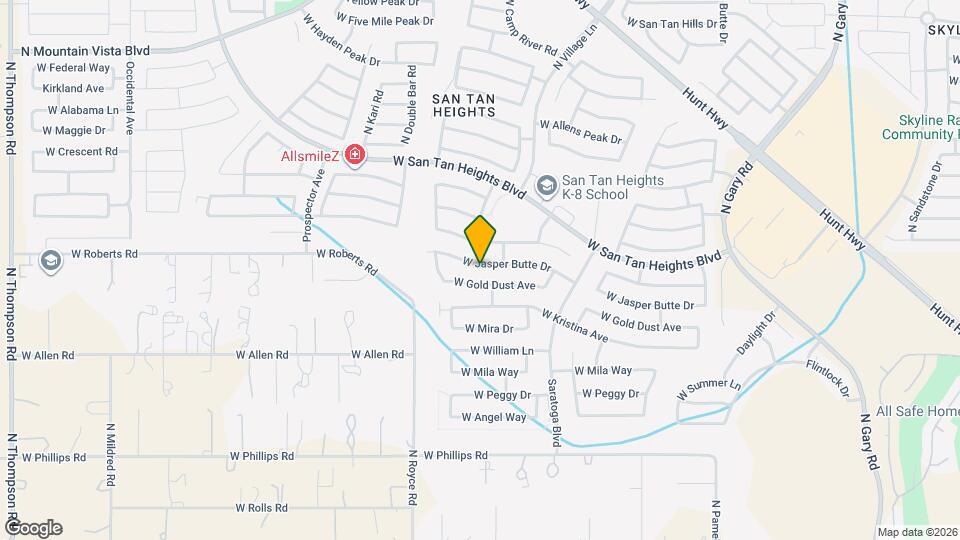 2851 W Jasper Butte Dr Map and Location Details