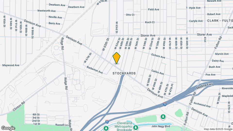 5924 Denison Ave Map and Location Details