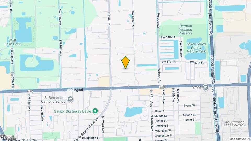 6201 SW 58th Ct Map and Location Details
