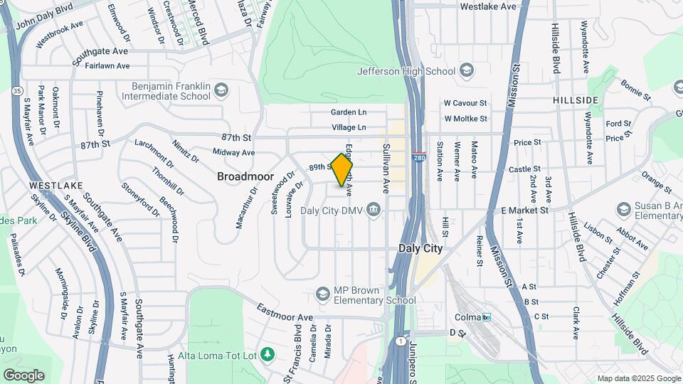 412 91st St Map and Location Details