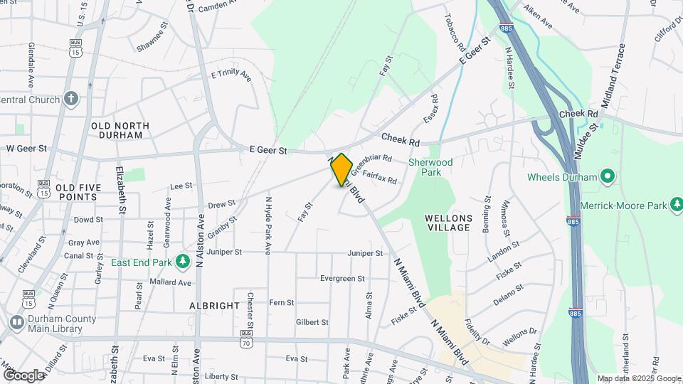 1513 Braxton St Mapa y Detalles de la Ubicación