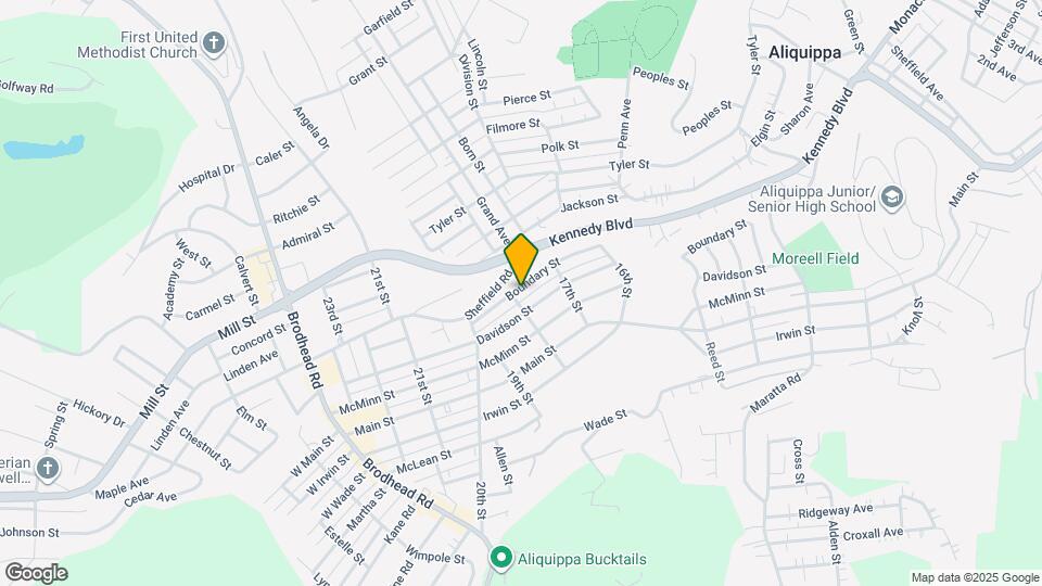 1721 Boundary St Map and Location Details