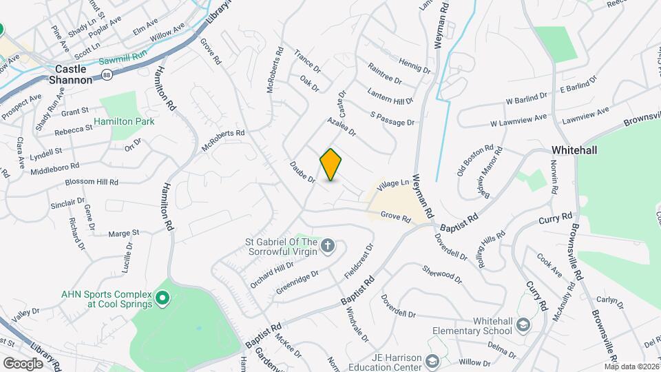 5132 Daube Dr Map and Location Details